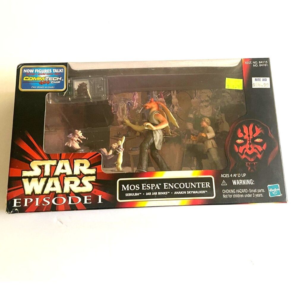 Star Wars Episode 1 The Phantom Menace Mos Espa Encounter Action Figure Set New